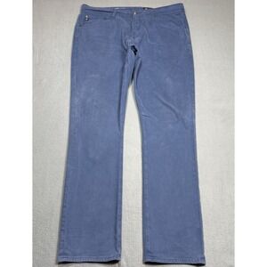 Adriano Goldschmied Jeans Mens 34x32 Everett Slim Straight Navy Blue Denim